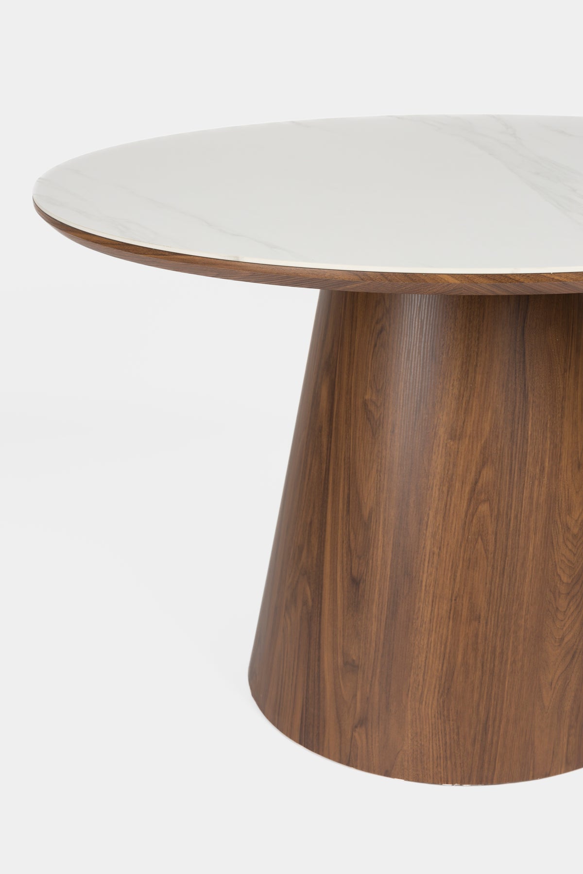 Eettafel Almira Rond Walnoot