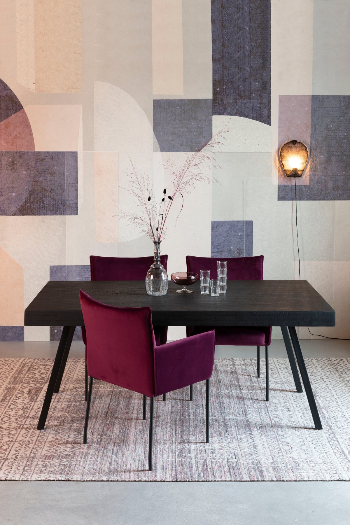 Tafel Suri 220x100 Zwart