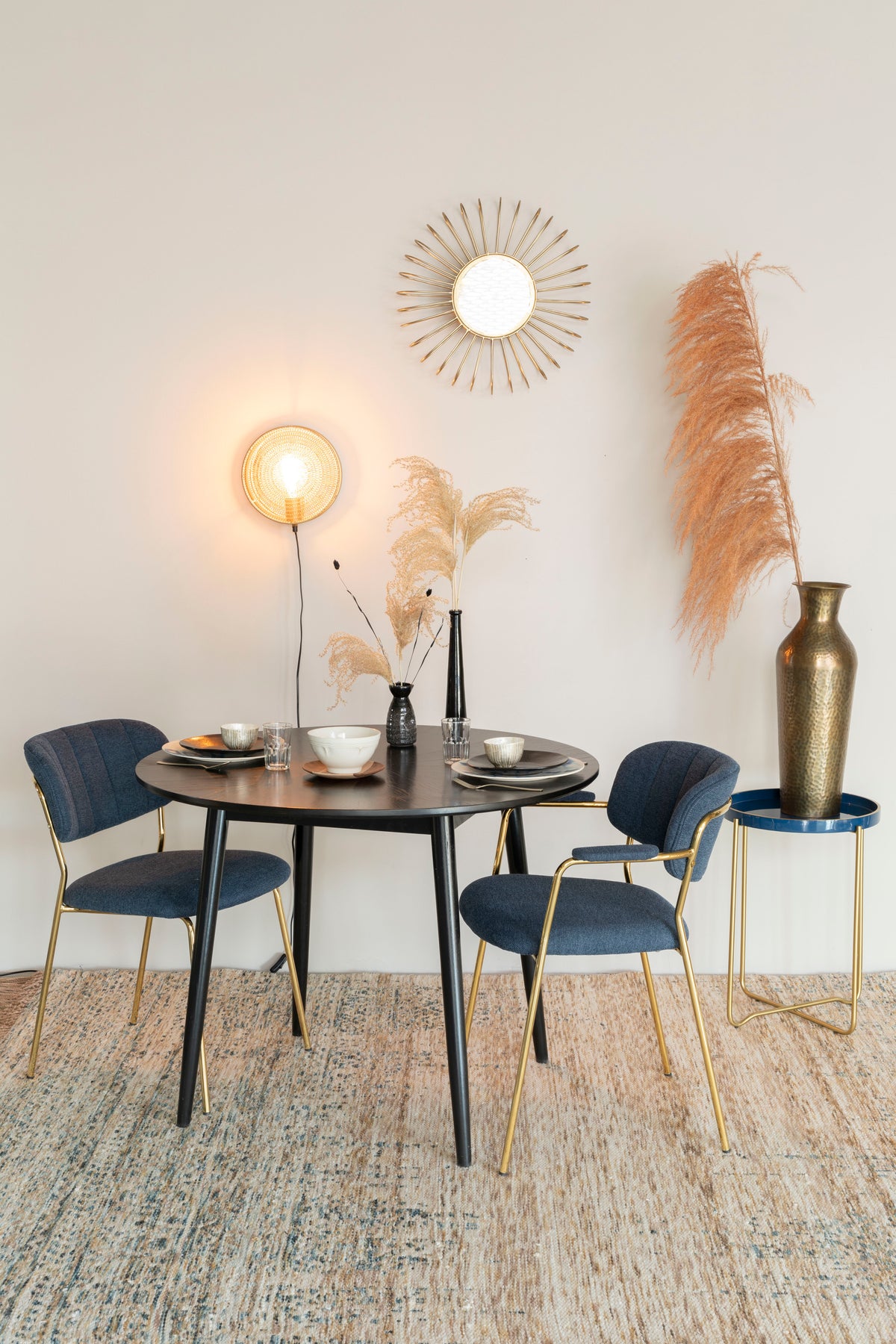 Tafel Fabio 100' Zwart