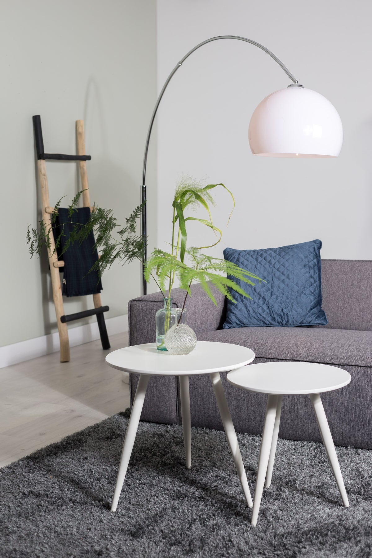 Bijzettafel Daven Wit Set Van 2