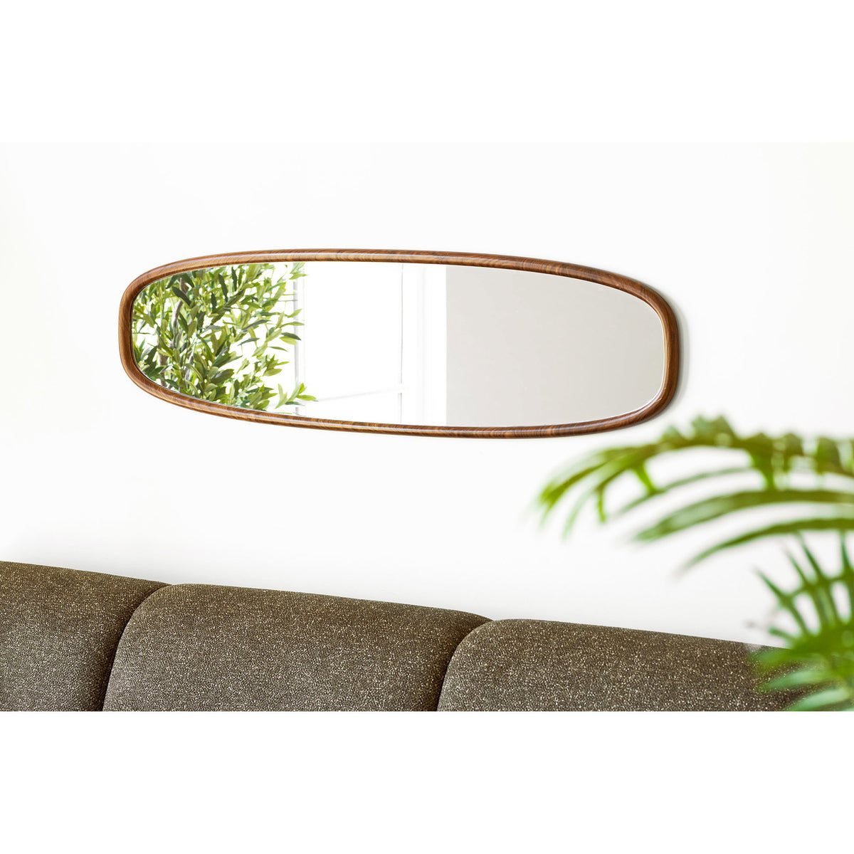 Luxon Spiegel - houtlook, 40x150 cm