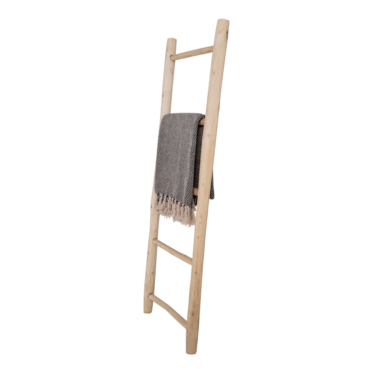 Decoratieve ladder - teak, naturel 50x150 cm