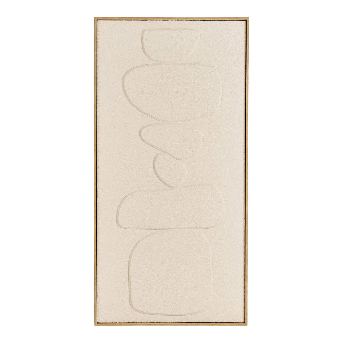 Victoria reliëfwanddecoratie - beige, 60x120 cm