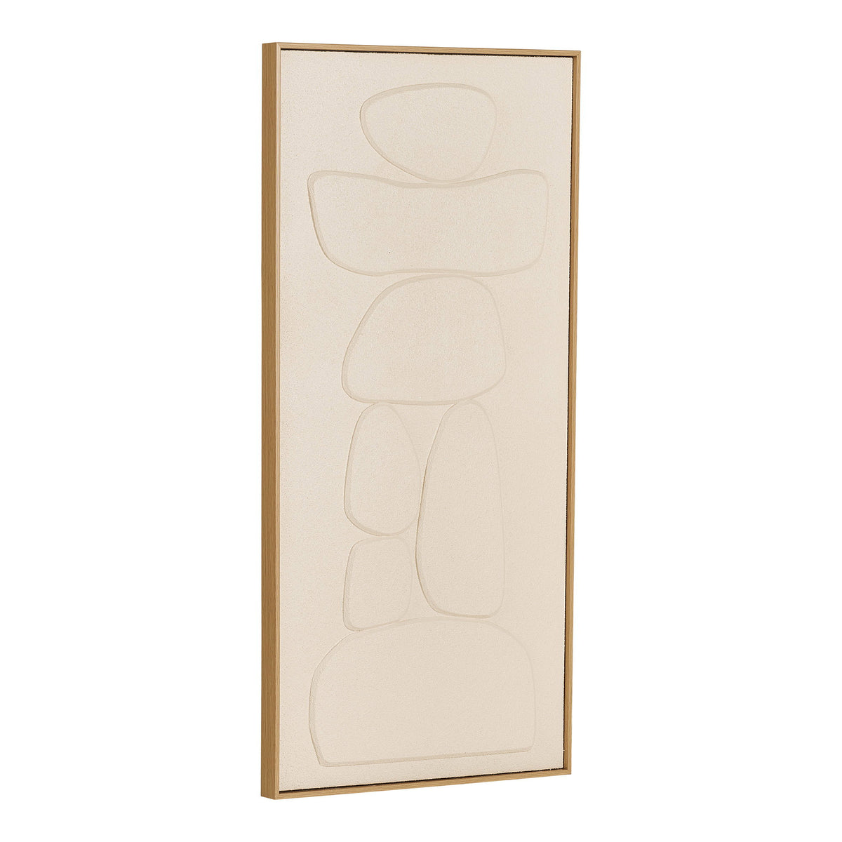 Victoria reliëf wanddecoratie - beige, 60x120 cm