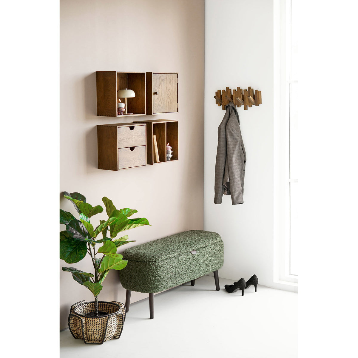 Margate tafellamp - oplaadbaar, metaal, beige ø13 cm