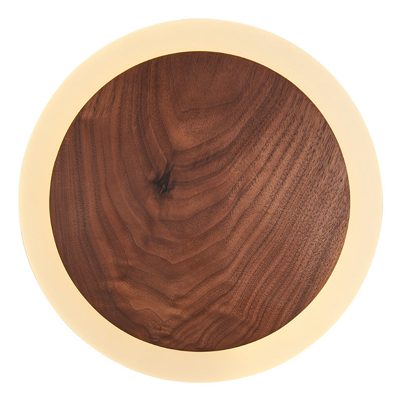 Claroo™ Osaka Walnoot Wandlamp