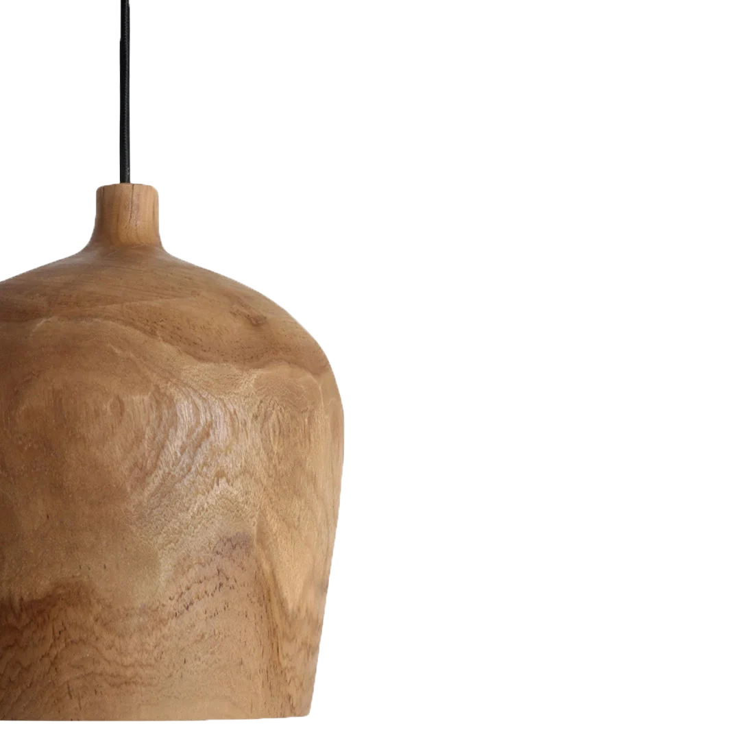 Sirocco Bottle teakhouten hanglamp - Ø 25x28 cm