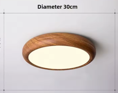 Claroo™ Solis Walnoot Plafondlamp