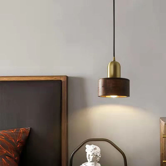 Claroo™ Marlow Walnoot Houten Plafondlamp