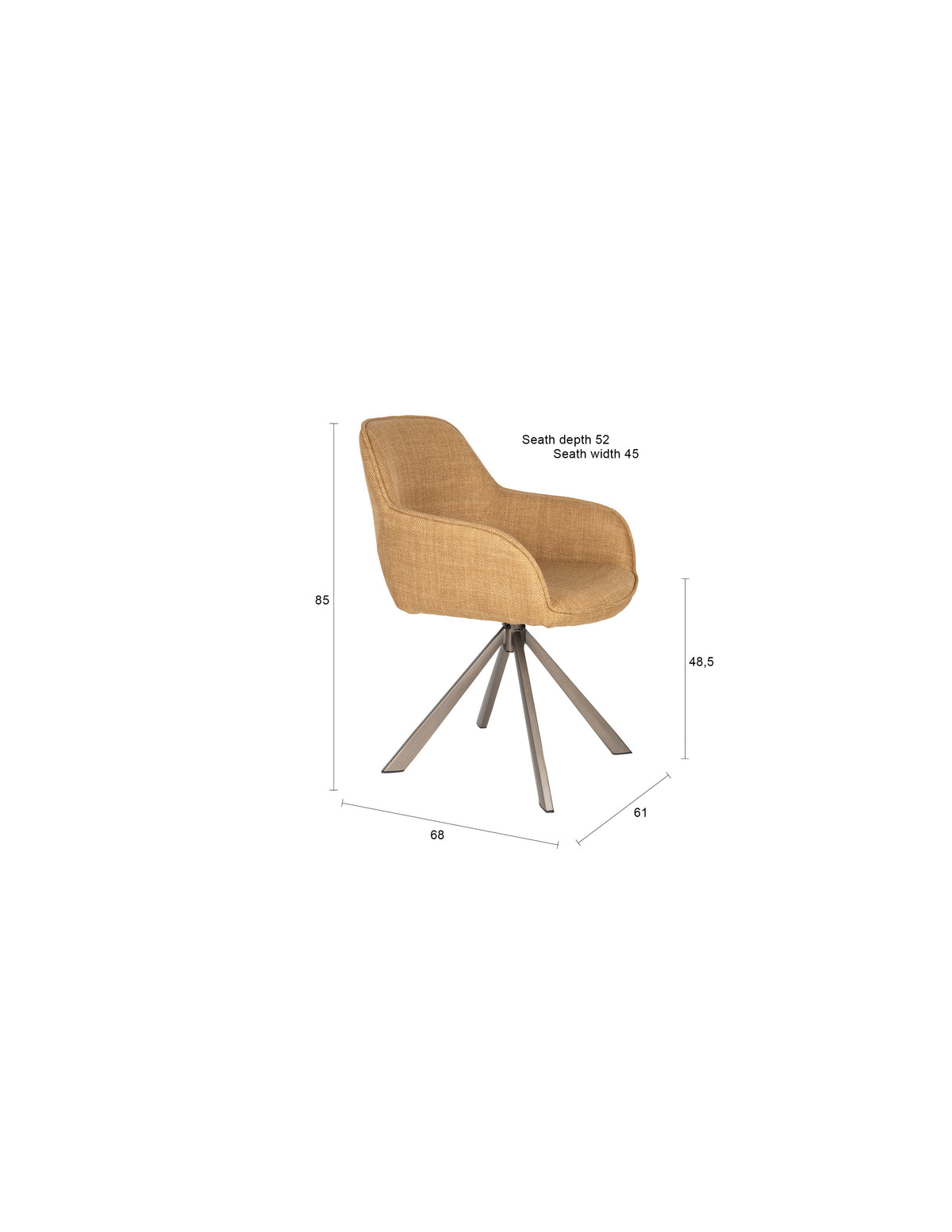 Stoel Toye  Oker