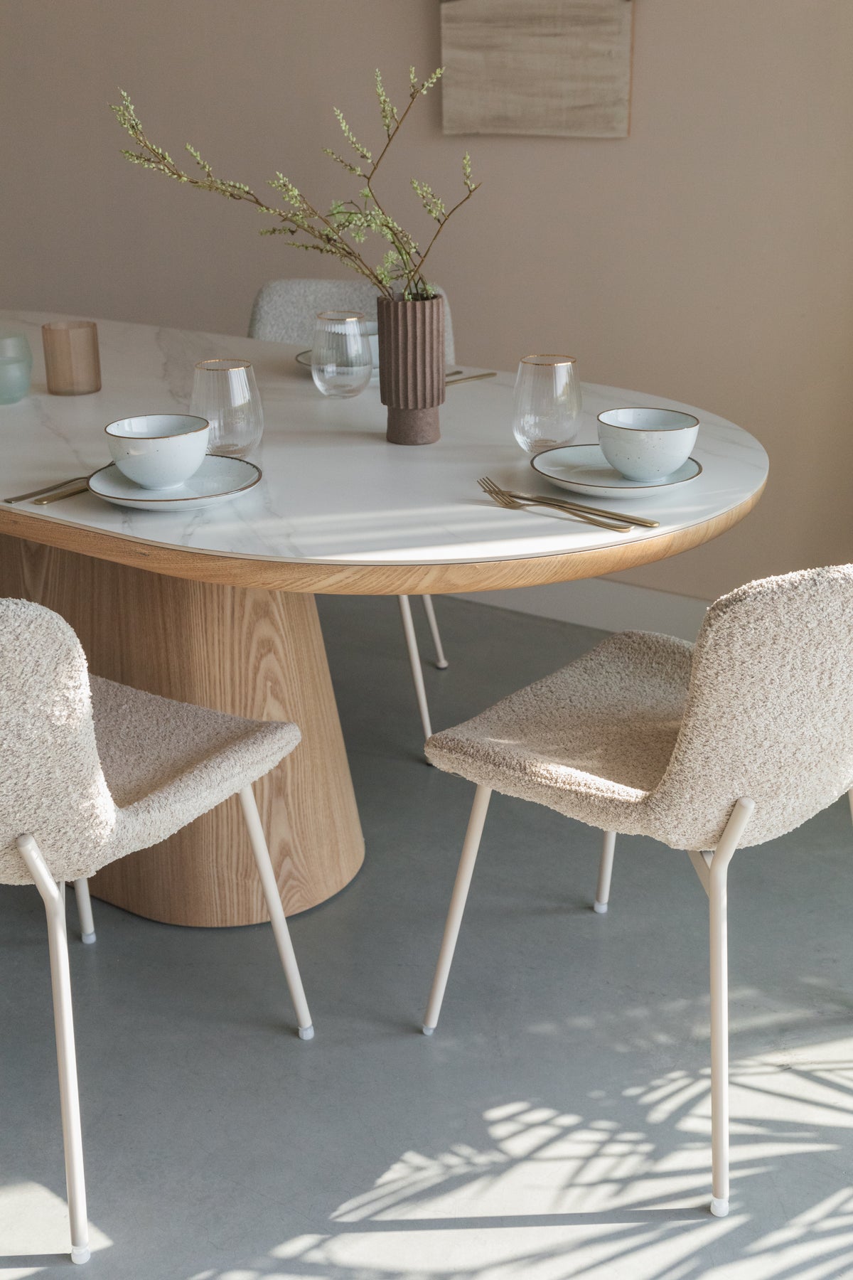 Eettafel Almira  Ovaal 180  Walnoot