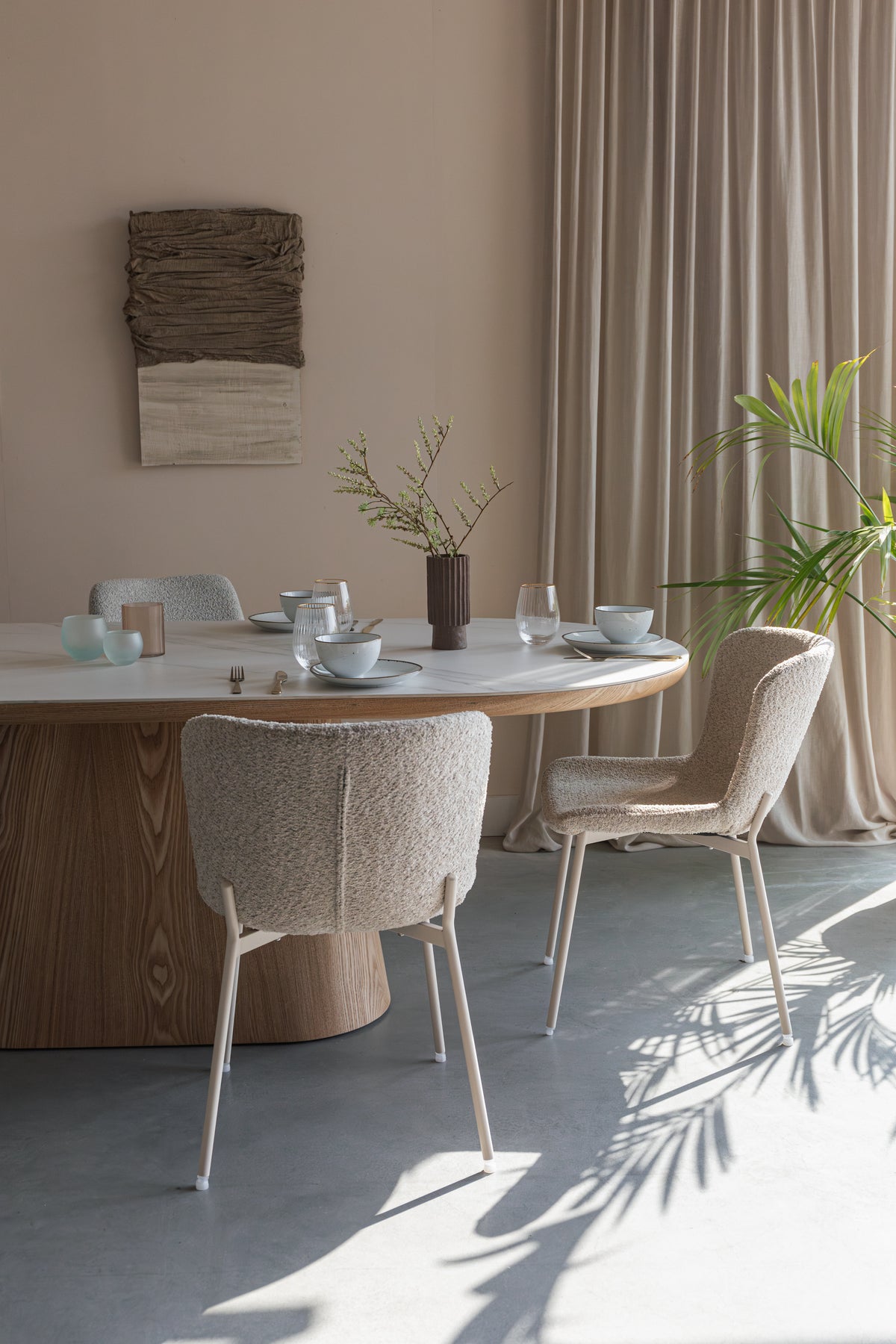 Eettafel Almira  Ovaal 180  Eiken