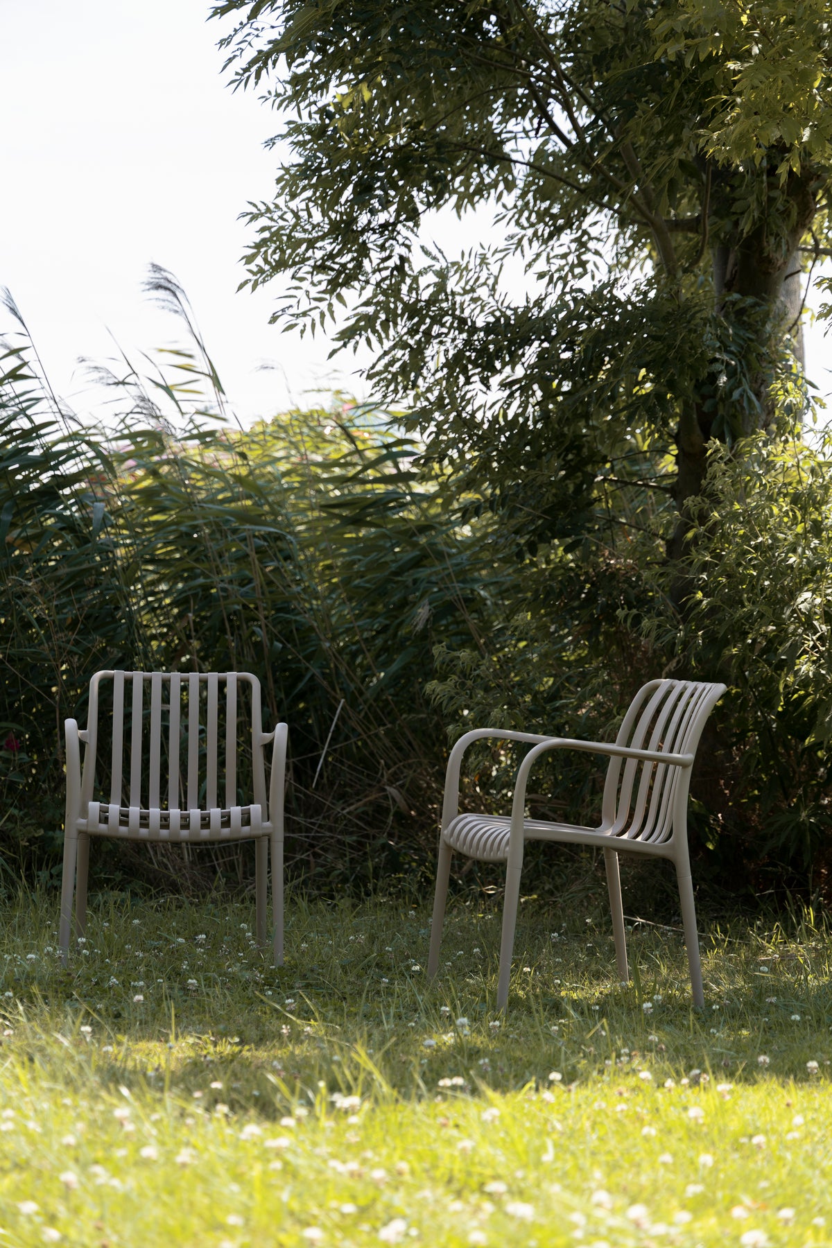 Tuinstoel Amae  Beige (Set van 4)
