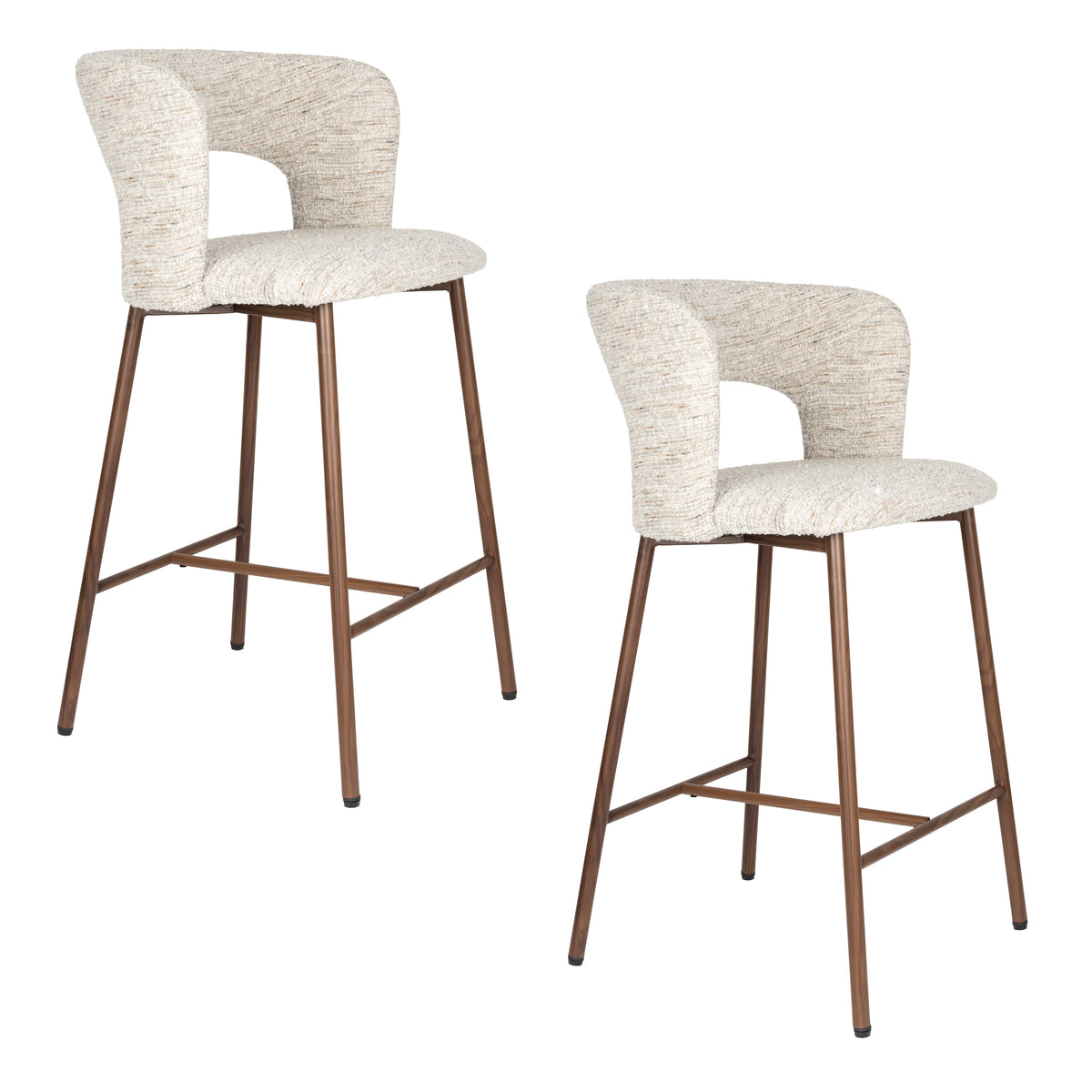 Barstoel Chelsea  Beige (Set van 2)
