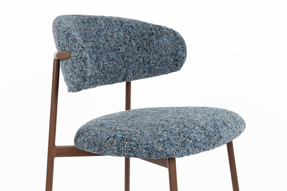Barstoel Claes  Blauw (Set van 2)