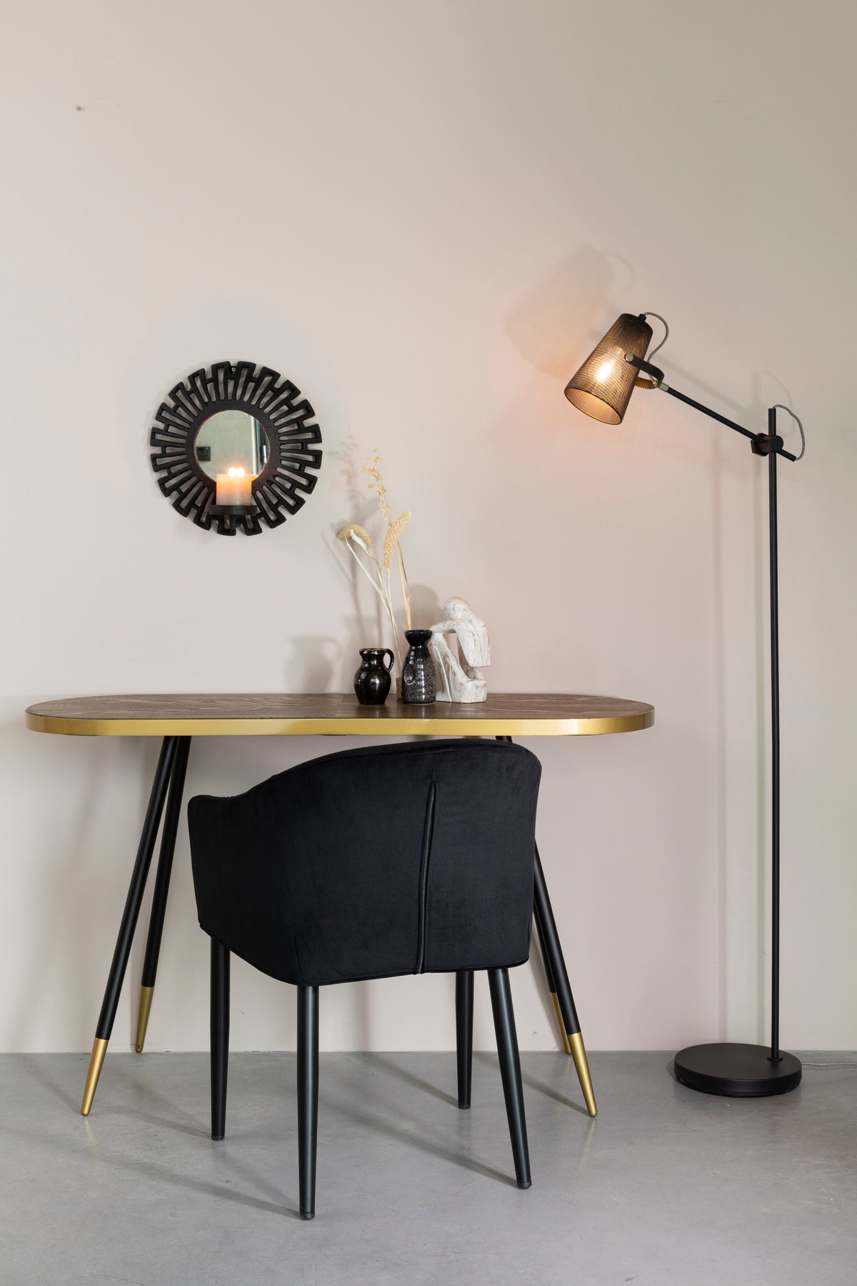 Fauteuil Catelyn  Zwart