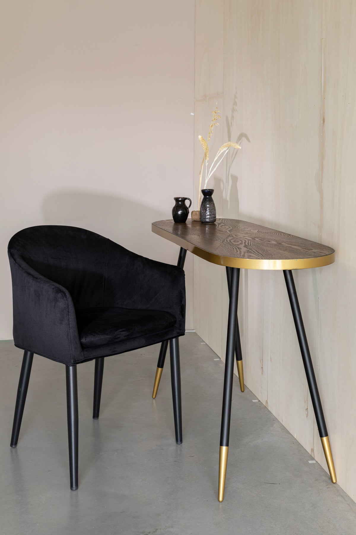 Fauteuil Catelyn  Zwart