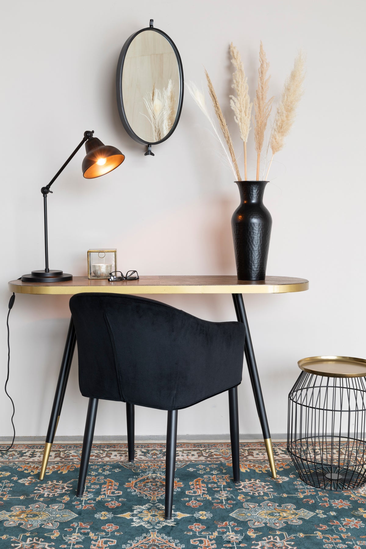 Fauteuil Catelyn  Zwart