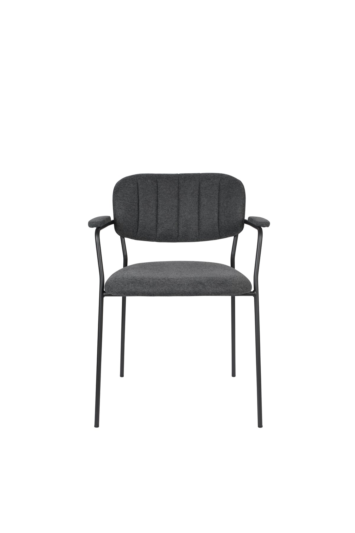 Fauteuil Jolien  Zwart/ Donkergrijs