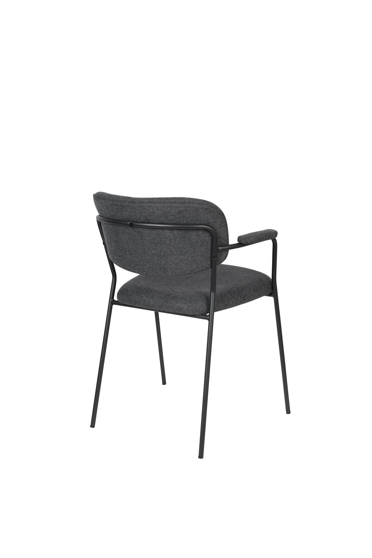 Fauteuil Jolien  Zwart/ Donkergrijs