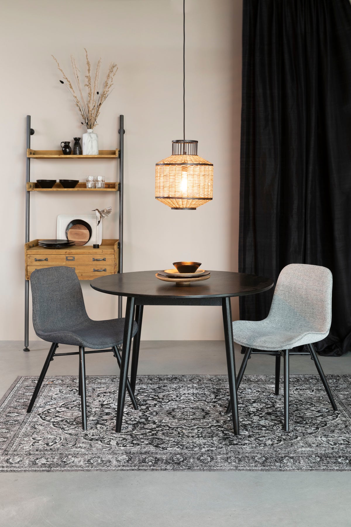 Tafel Fabio 100'  Zwart
