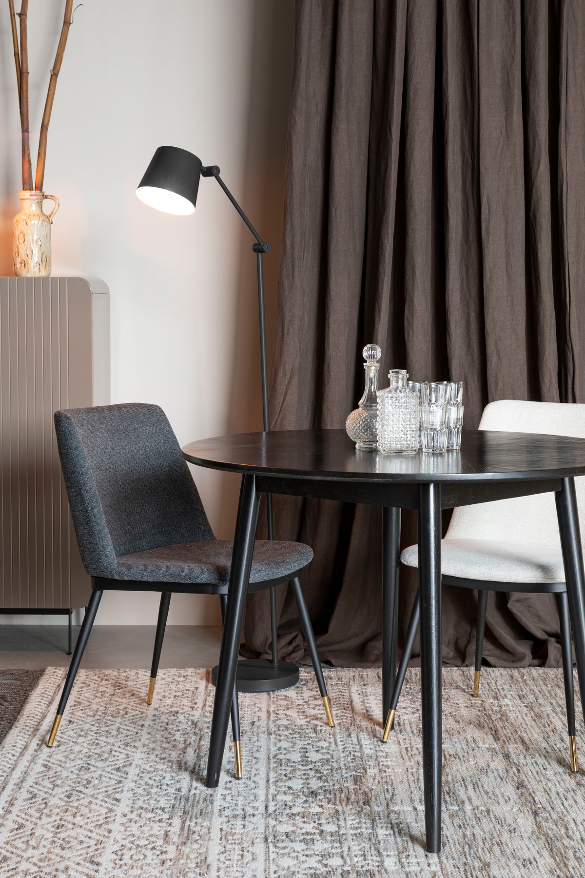Tafel Fabio 100'  Zwart