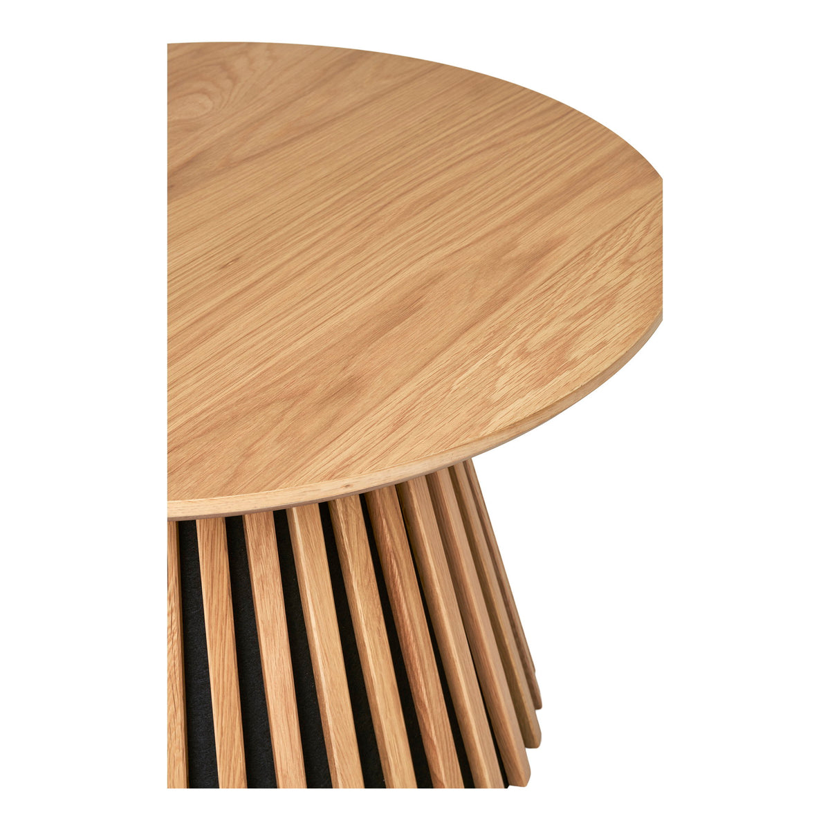 Osaka Salontafel - eikenfineer, naturel ø70x45 cm