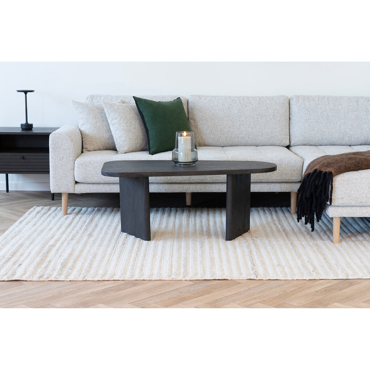 Melo Salontafel - donkerbruin 50x100x41 cm