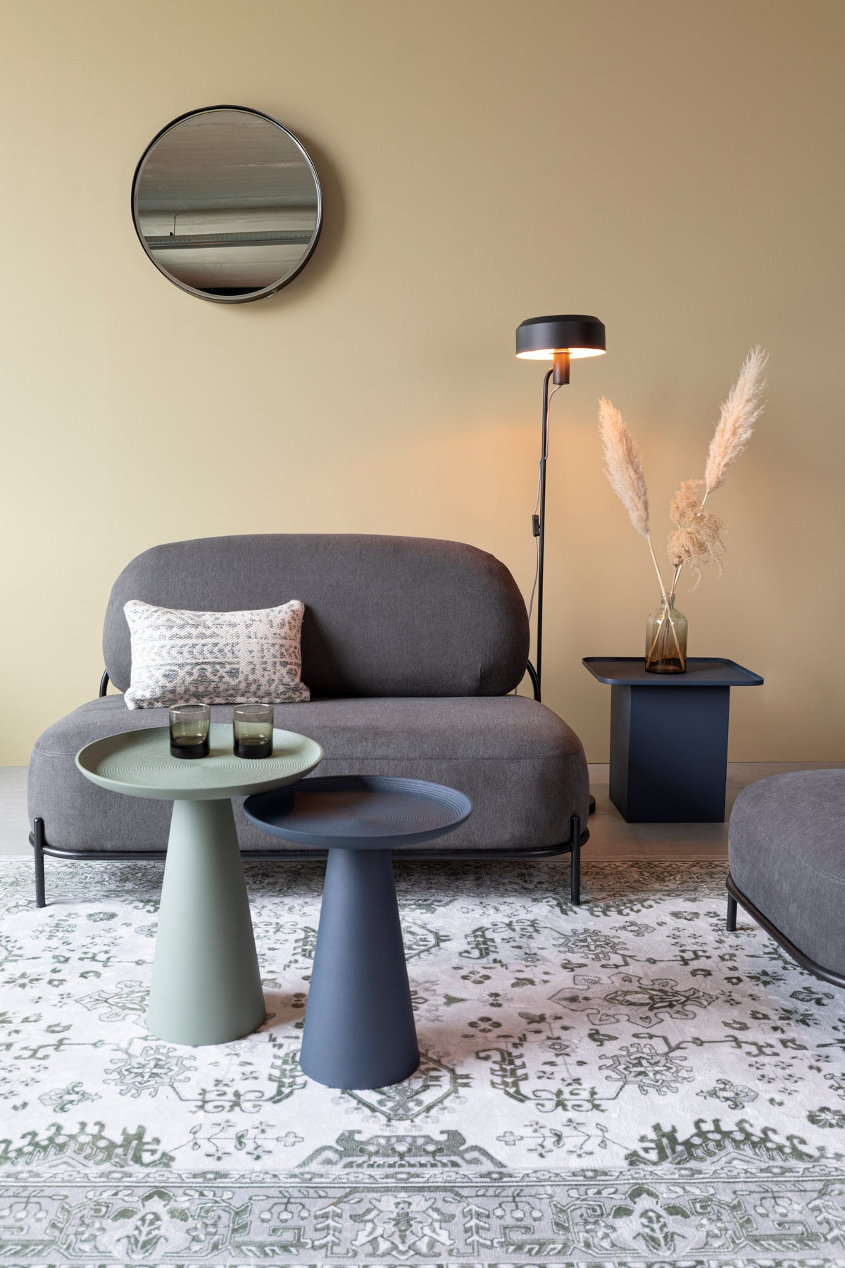 Bijzettafel Ringar  Medium  Blauw
