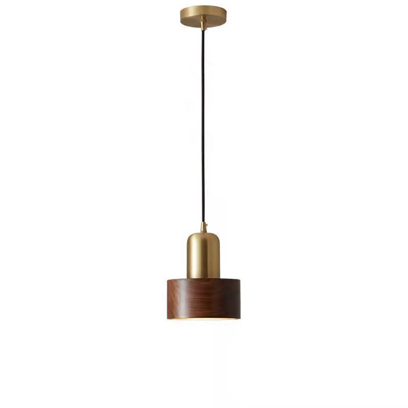 Claroo™ Marlow Walnoot Houten Plafondlamp