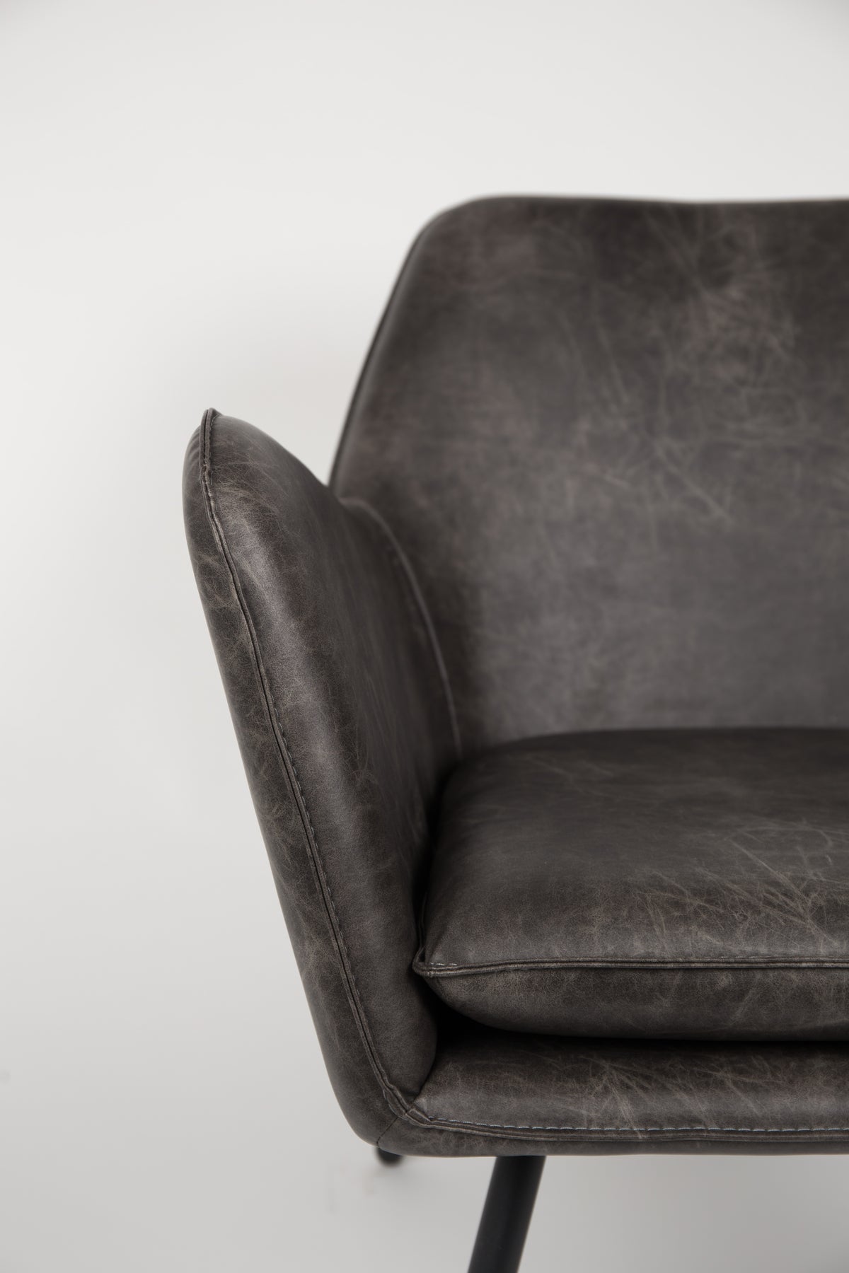 Fauteuil Bon  Donkergrijs
