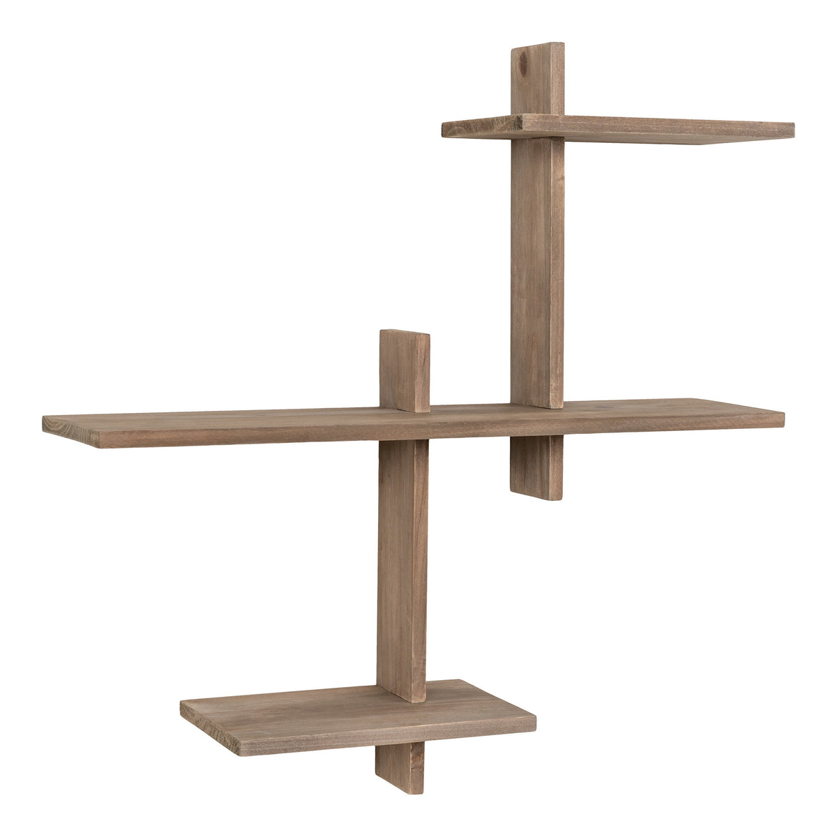 Gavi Wandplank - grenenhout 55x15x55 cm