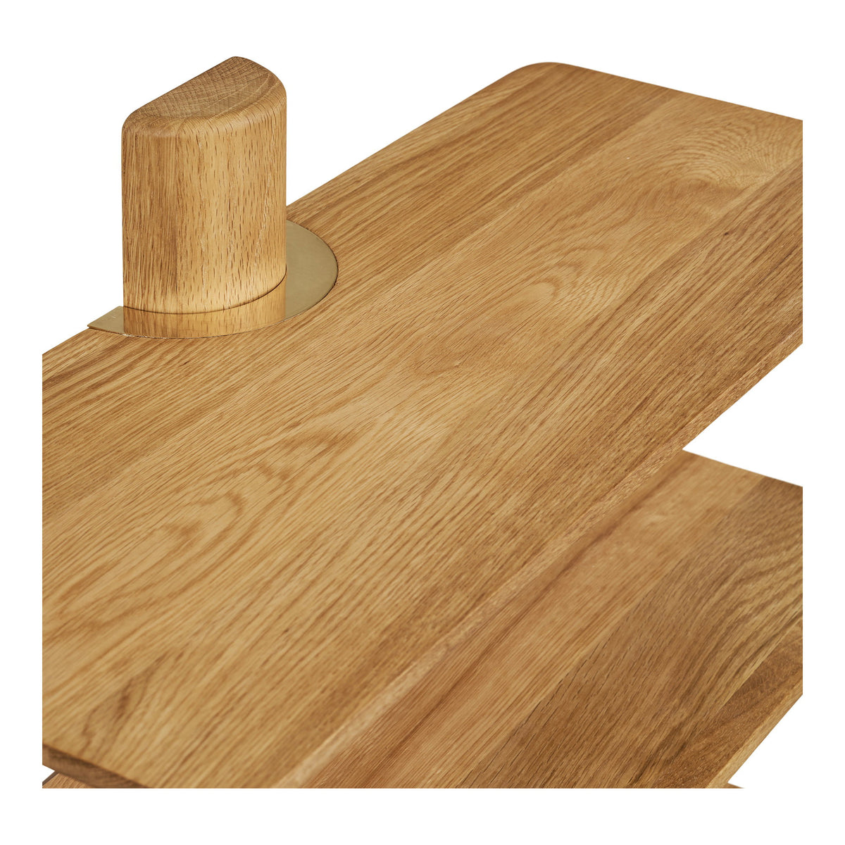 Calcata Wandplank - eiken, 55 x 22 x 55,5 cm