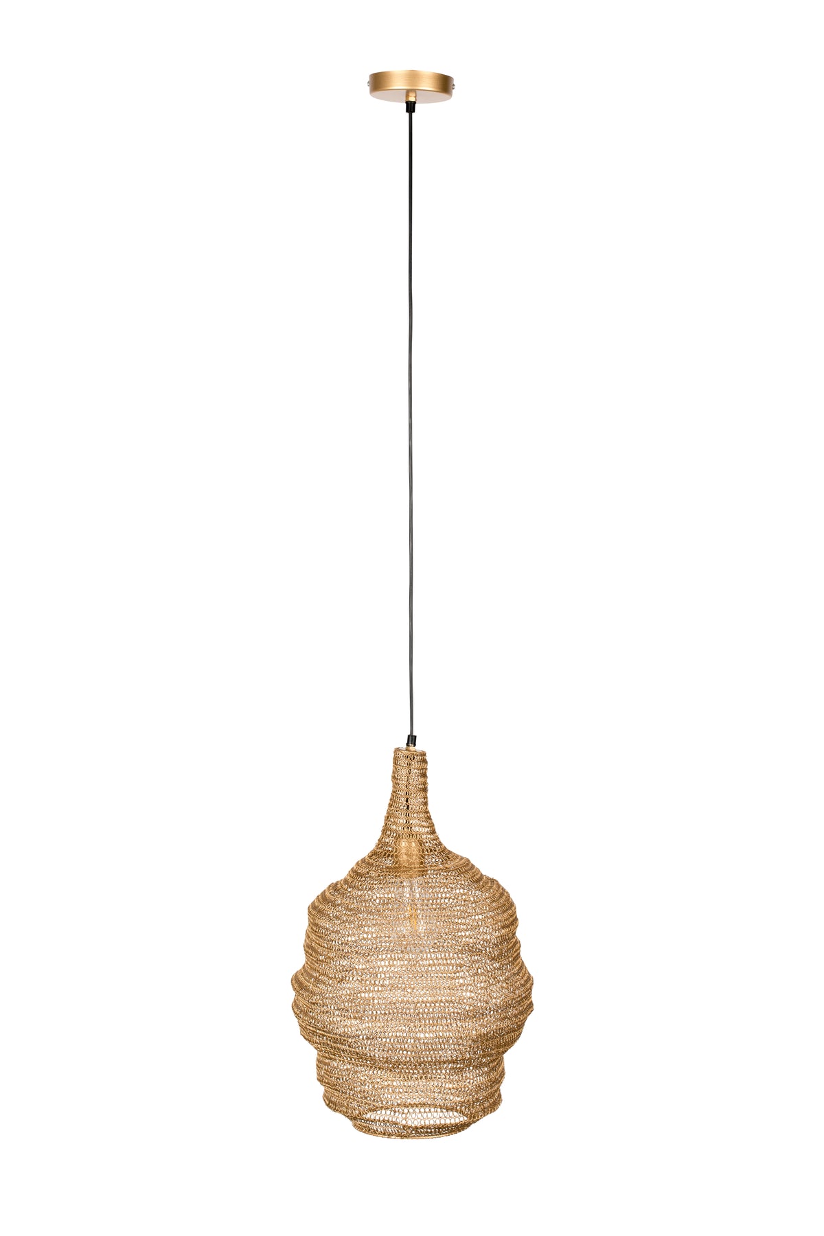 Hanglamp Lena M  Messing