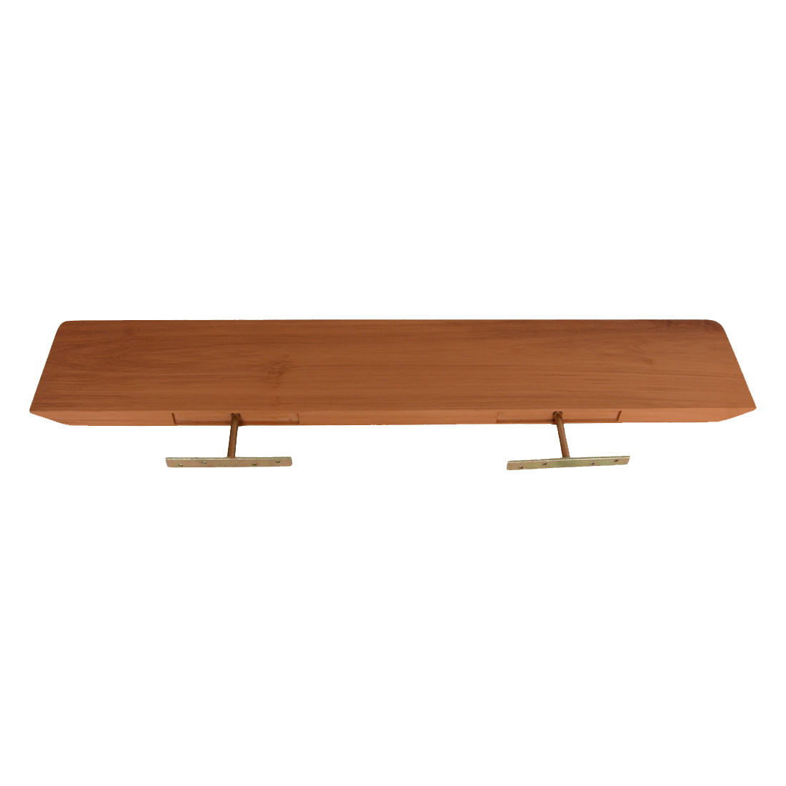 Craftsman teakhouten wandplank - 90 cm