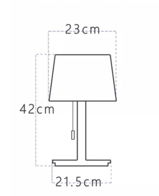Claroo™ Kaito Walnoot Tafellamp