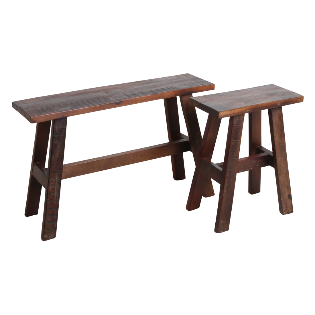 Factory houten bankje - 45x20x50 cm
