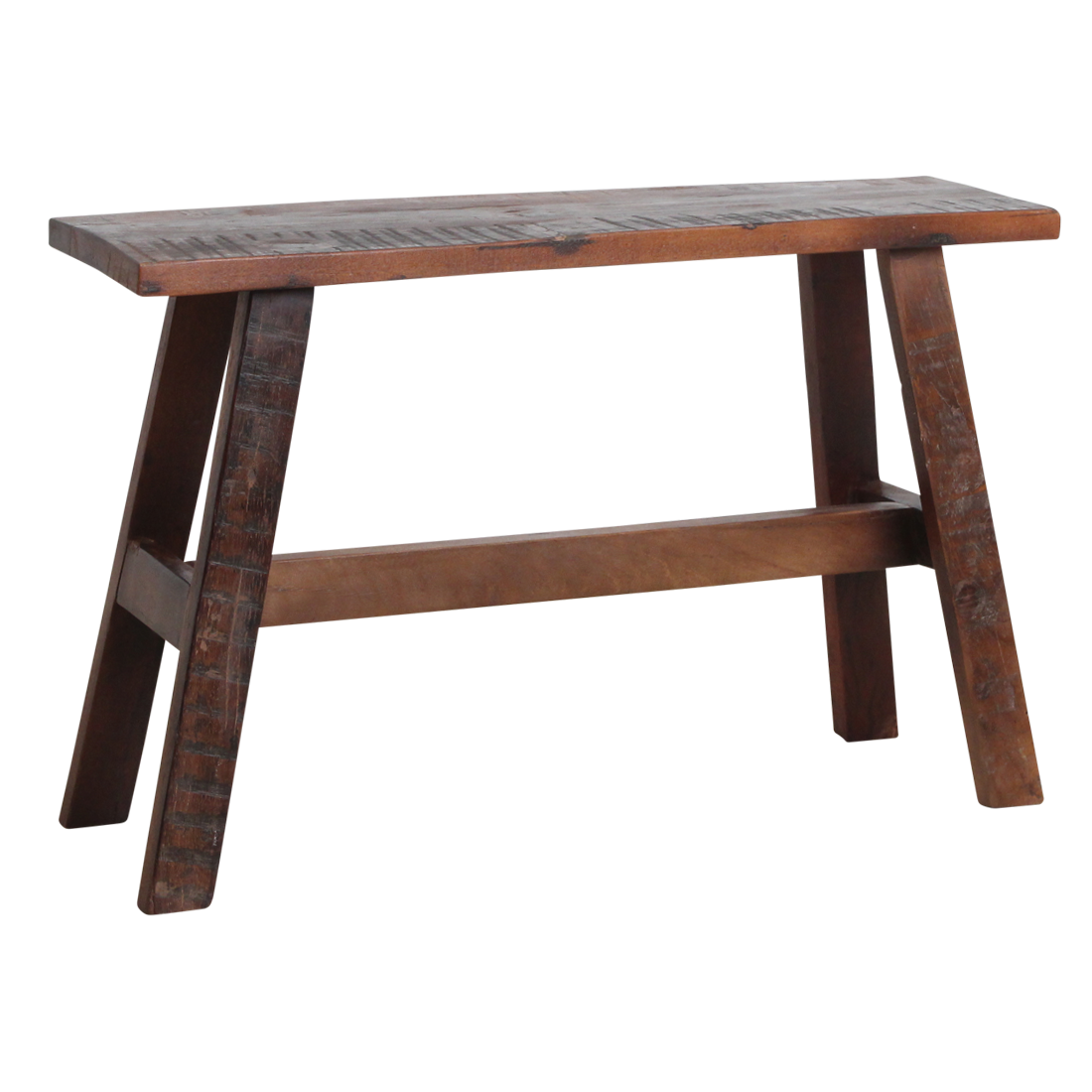 Factory "bushalte" houten bankje - 85x20x50 cm