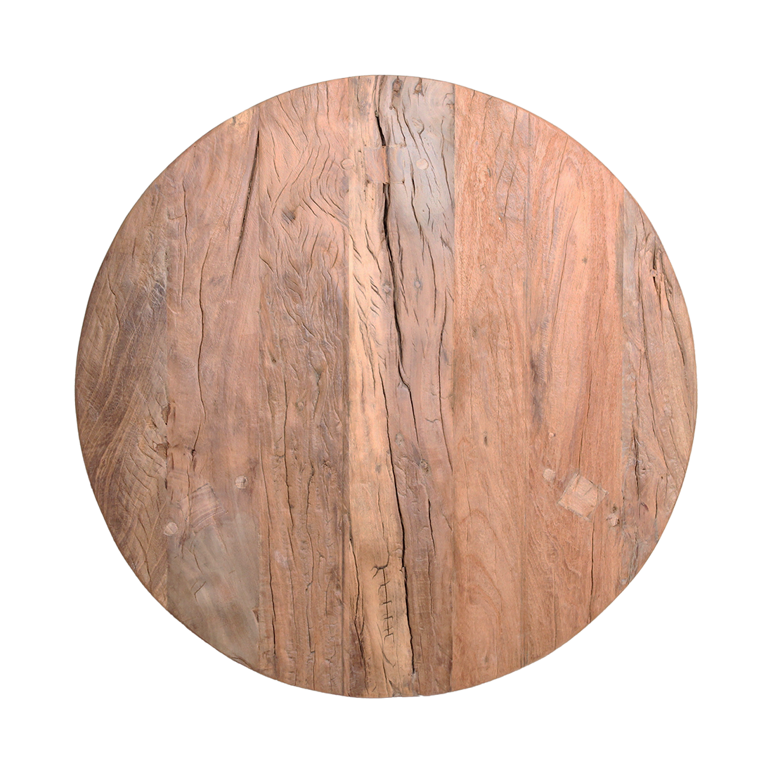 Farmwood ronde salontafel - van FSC-gecertificeerd gerecycled hout - Ø 70 x 38 cm