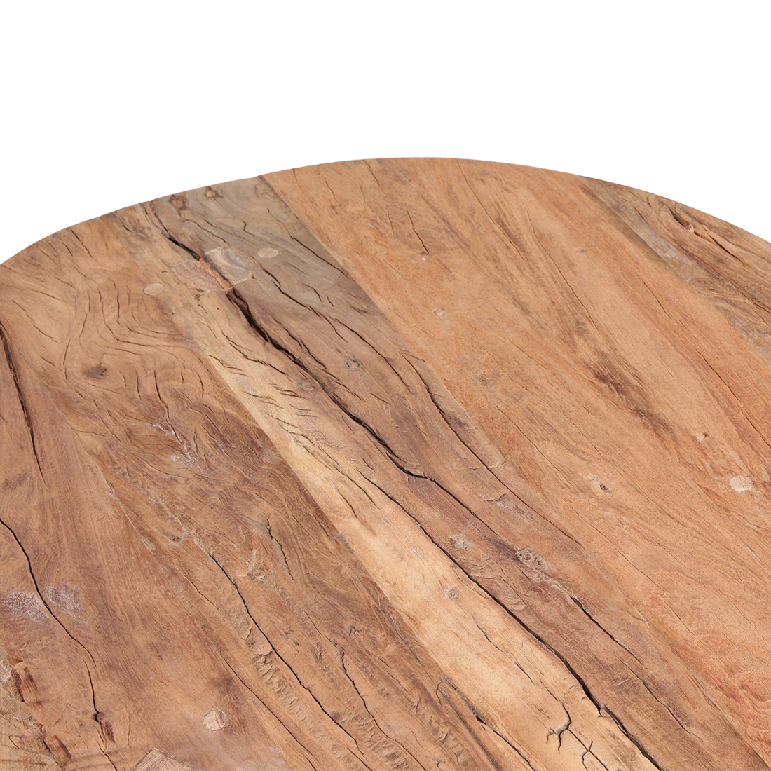 Farmwood ronde salontafel - van FSC-gecertificeerd gerecycled hout - Ø 70 x 38 cm