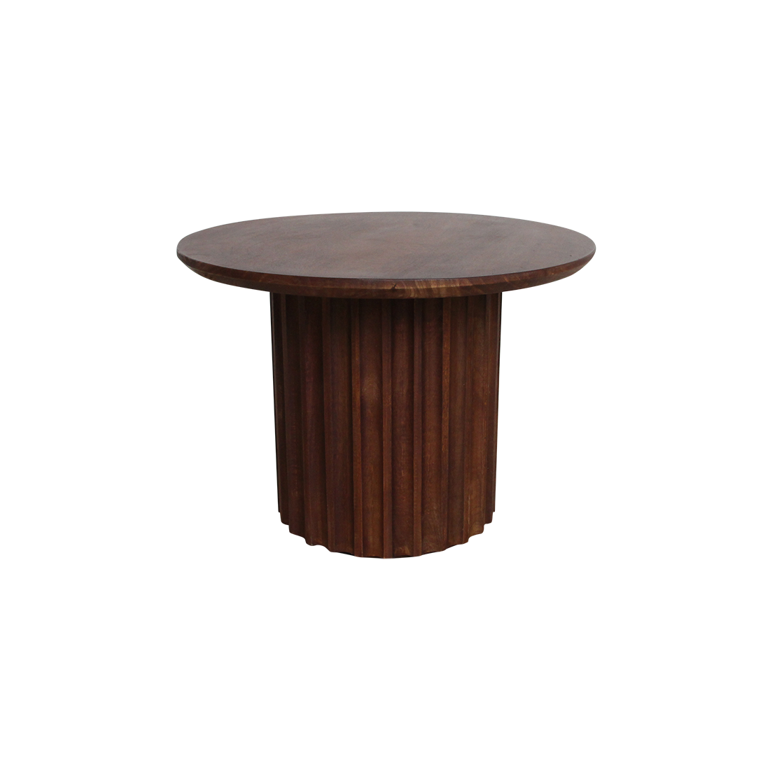 Bullnose bijzettafel bruin - Ø 55 cm
