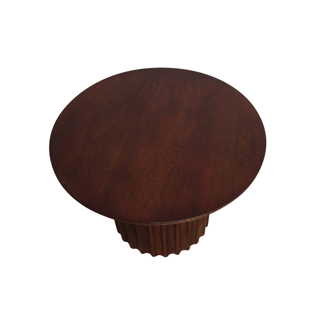 Bullnose bijzettafel bruin - Ø 55 cm