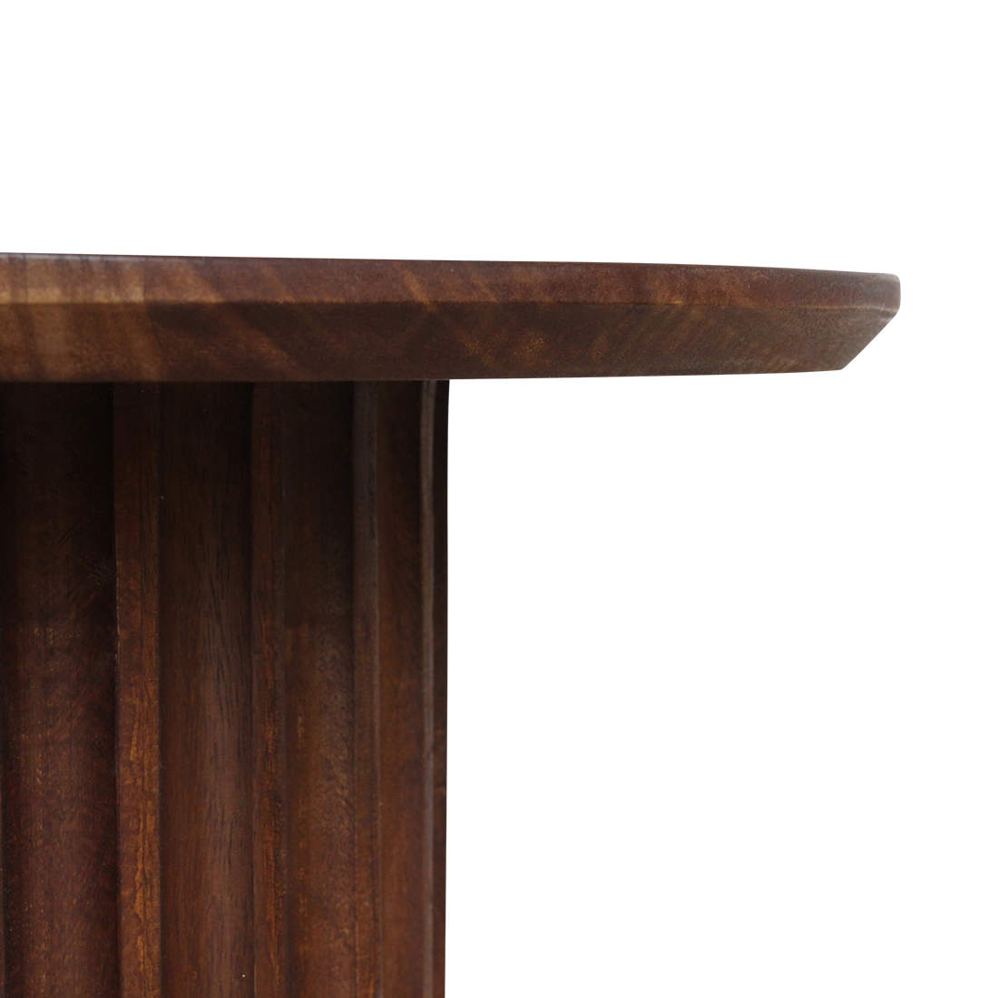 Bullnose bijzettafel bruin - Ø 55 cm