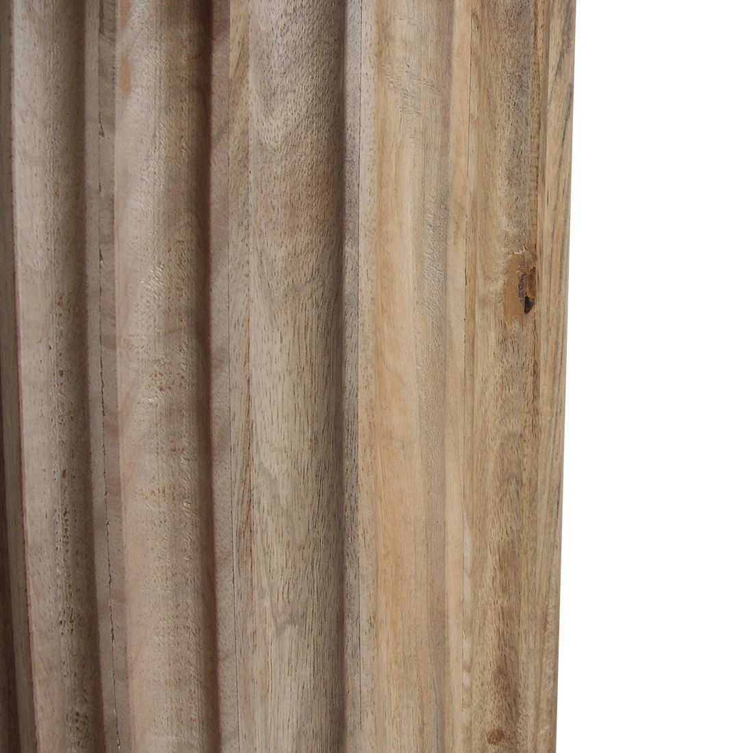 Bullnose bijzettafel naturel Ø 50 cm